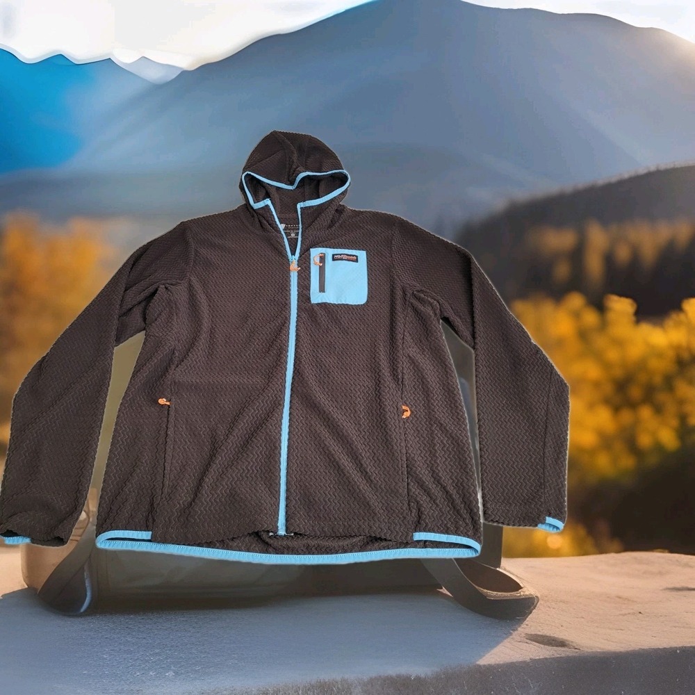 Ventures Endurance Hot Chocolate Run Jacket – Men's Medium – Brown Textured Hood